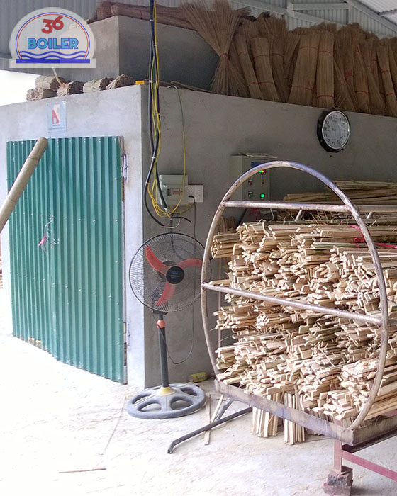 Bamboo steamer drying tank